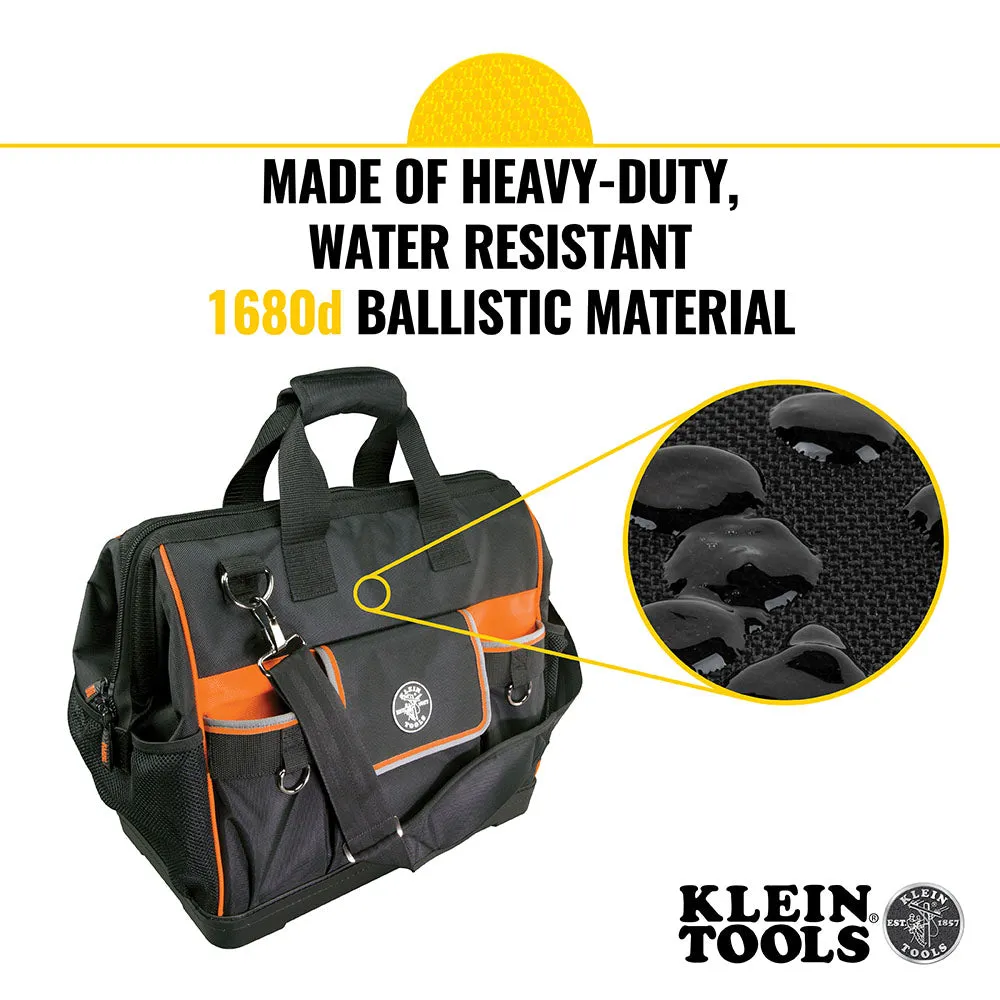 Tool Bag - Klein Tools Tradesman Pro™ 42 Pocket Wide-Open Tool Bag, 55469