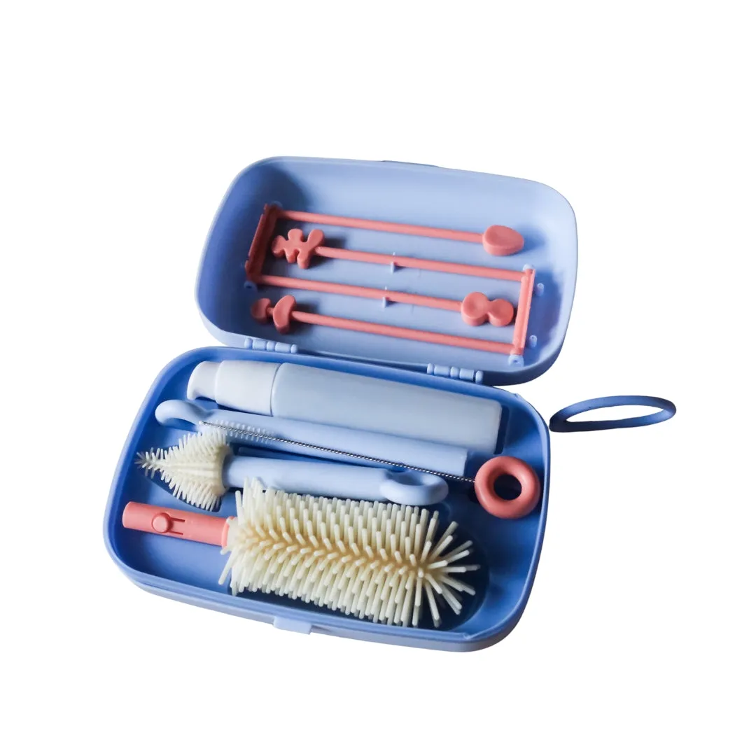 Travel Bottle Brush & Drying Set