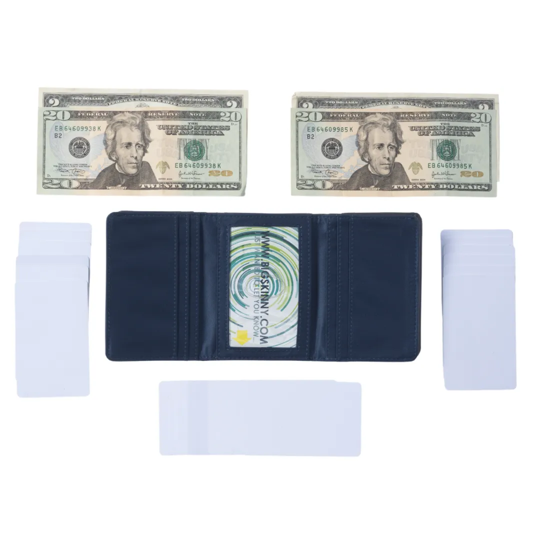 Tri-fold Wallet Navy