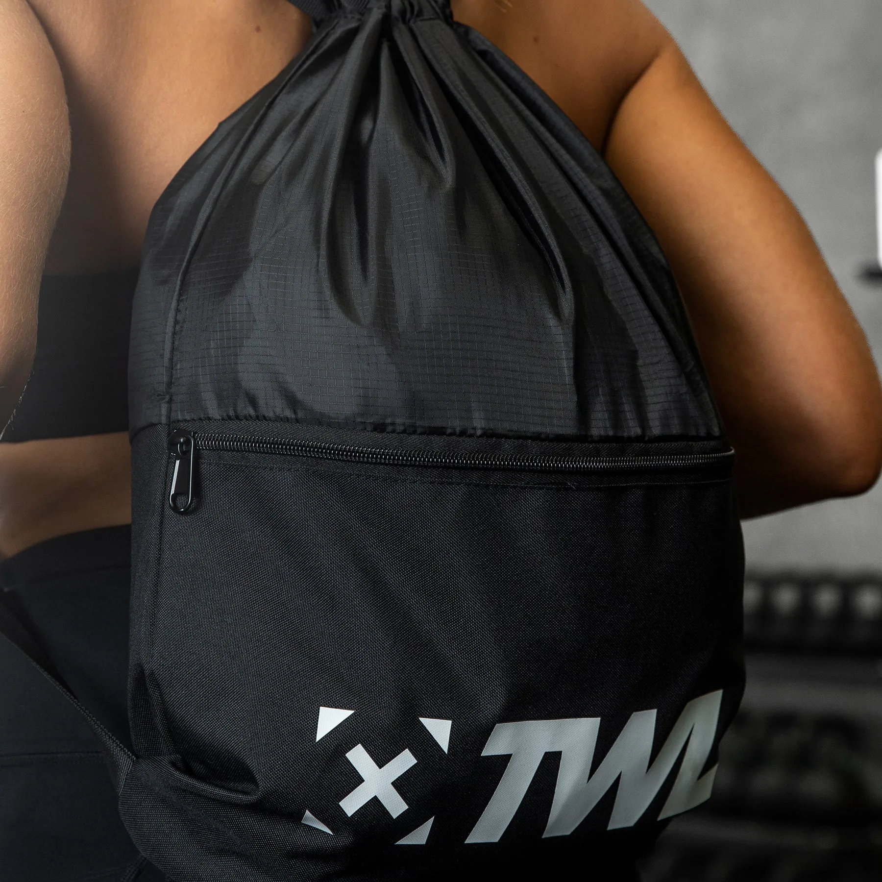 TWL - PREMIUM DRAWSTRING BAG - BLACK