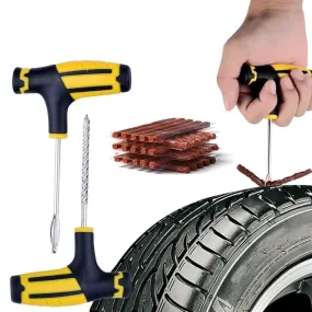 Ultimate Tubeless Tire Repair Kit for Trucks & Motorcycles: Professional-Grade Plug Set & Tools