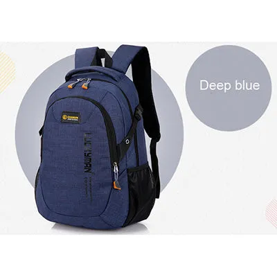 Unisex School Bag Waterproof Nylon Brand New Schoolbag Business Men Women Backpack Polyester Bag Shoulder Bags Computer Packsack