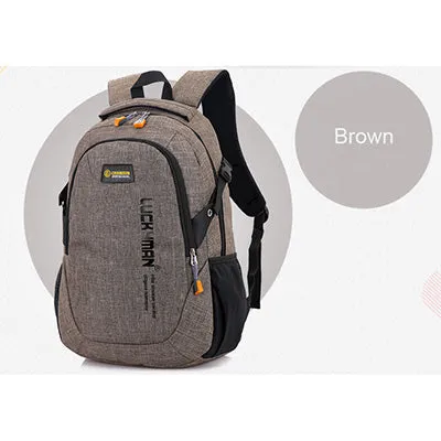 Unisex School Bag Waterproof Nylon Brand New Schoolbag Business Men Women Backpack Polyester Bag Shoulder Bags Computer Packsack