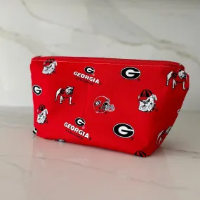 University of Georgia UGA Zipper Bag