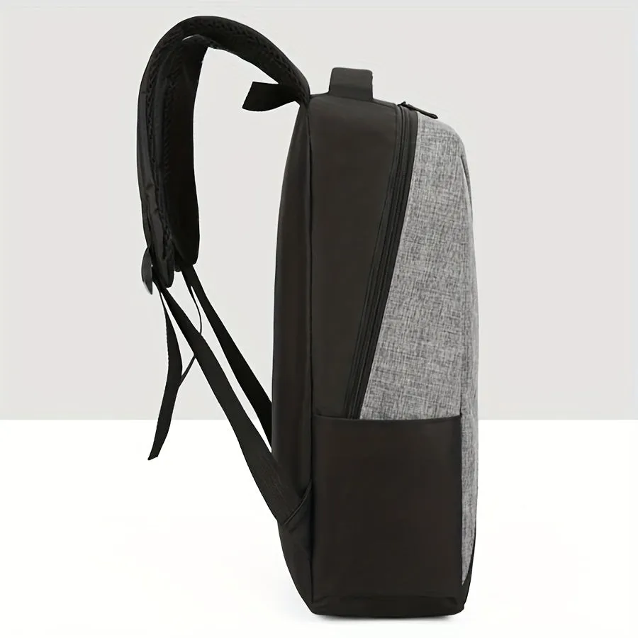 Versatile Oxford Cloth Backpack with Explosion Style  Headphone Jack