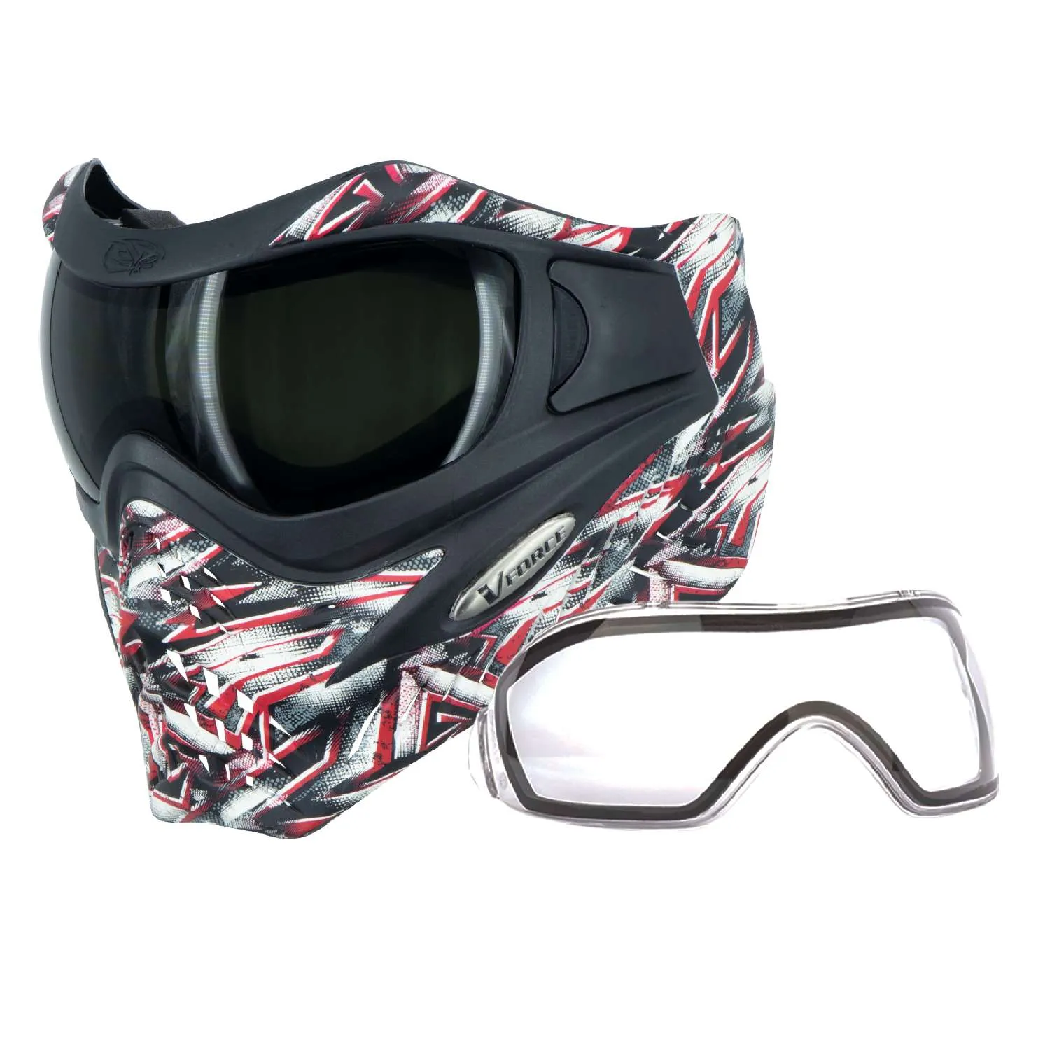 VForce Grill SE Paintball Mask Goggle - Spangled Anti-Hero w/ Smoke Lens