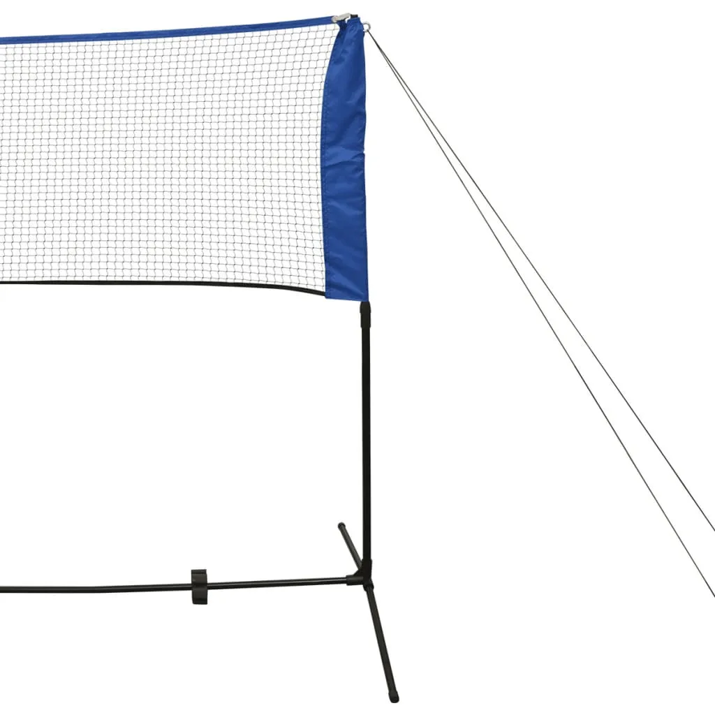 vidaXL Badminton Net Set with Shuttlecocks 500x155 cm