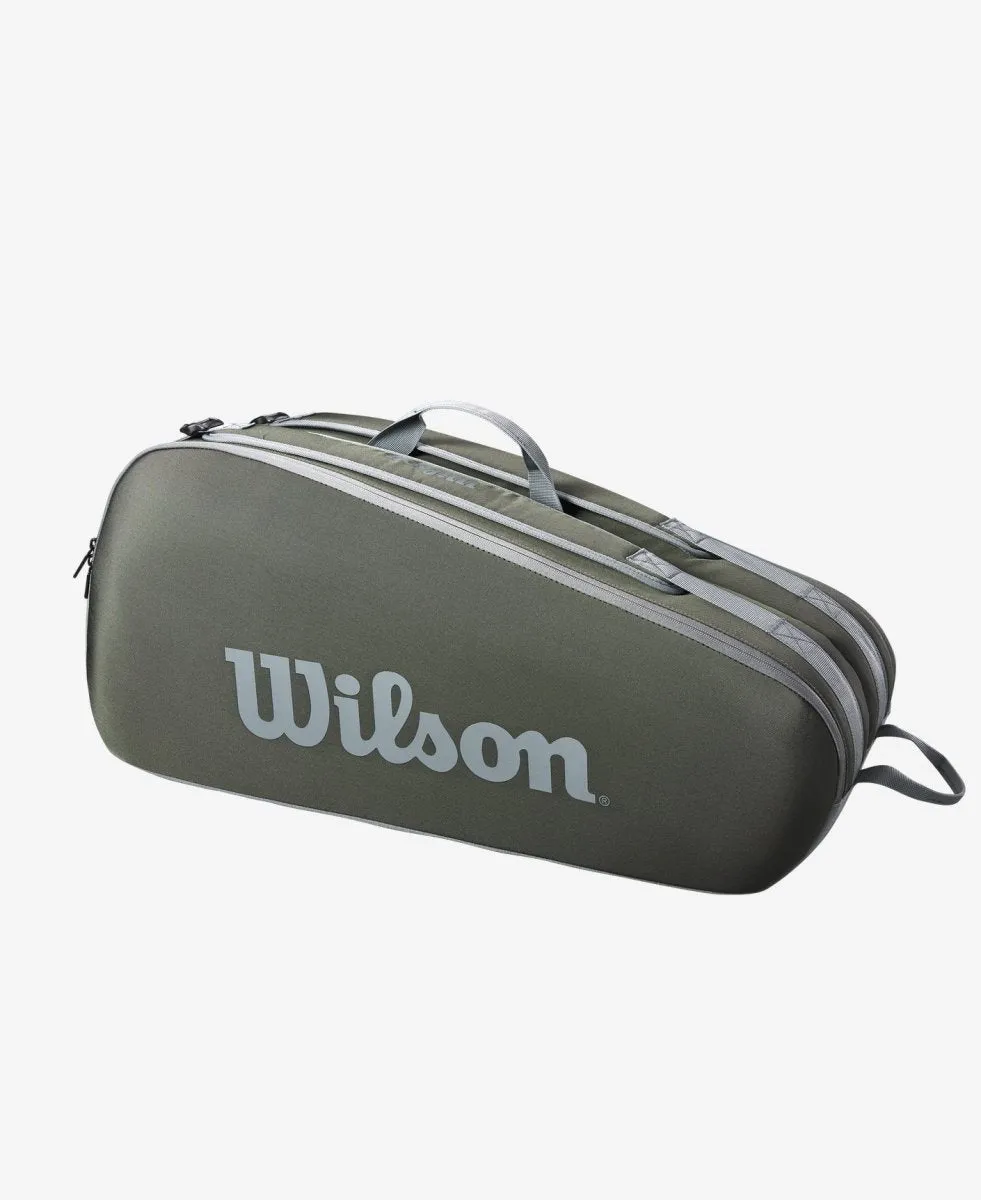 Wilson Tour Tennis Bag Dark Green 6 Pack