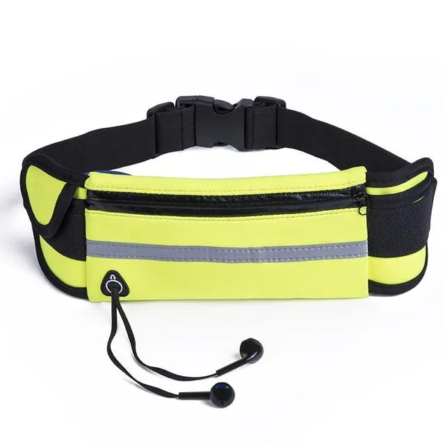 Women or Men Running Waist Bag" Waterproof " Mobile Phone Holder Jogging Sports Running Gym Fitness Bag