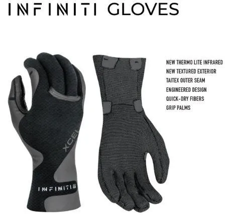 XCEL INFINITI 5 FINGER GLOVE 3MM